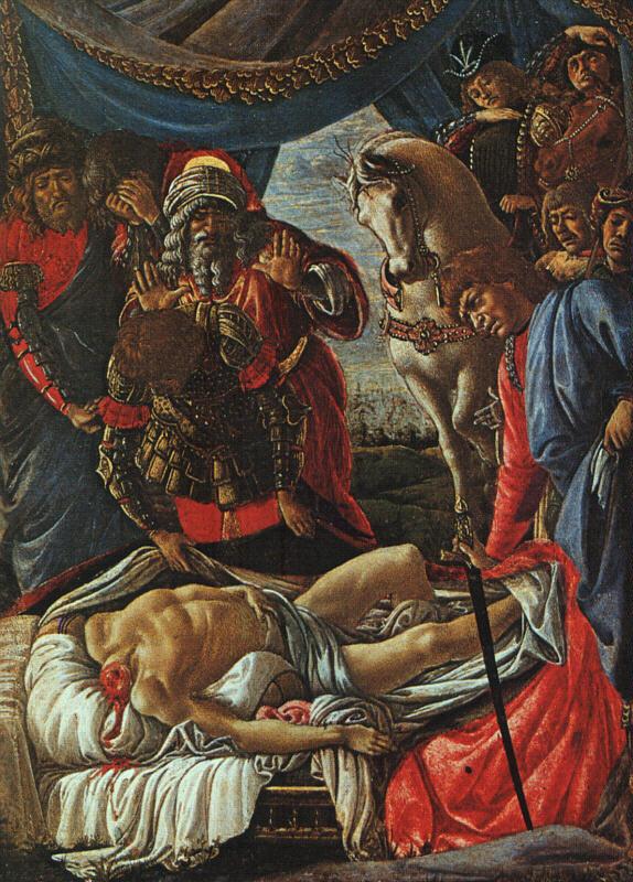 Sandro Botticelli The Discovery of the Body of Holofernes oil painting image